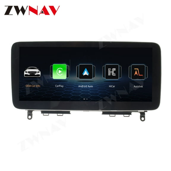 ZWNAV Ultra Narrow 10.25 inch 1920 * 720 Car Radio for Benz C Class/W204 2008-2010 Linux CarPlay Multimedia Screen Audio Stereo Upgrade Touch Screen Bluetooth Head Unit