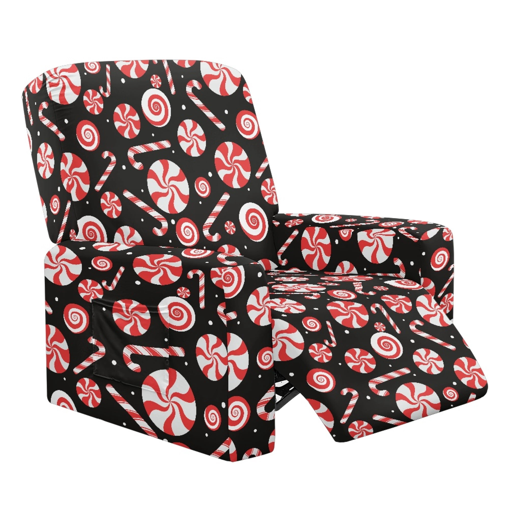 ZWPINITUP Built-In Side Pocket 4 Pcs Reclining Chair Slipcover for Pet ...