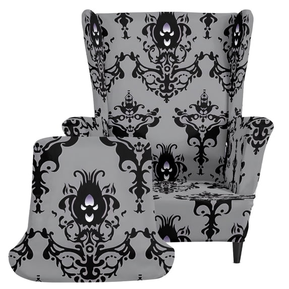 ZWPINITUP Wing Chair Slipcovers 2 Piece Set Wing Back Chair Protector ...