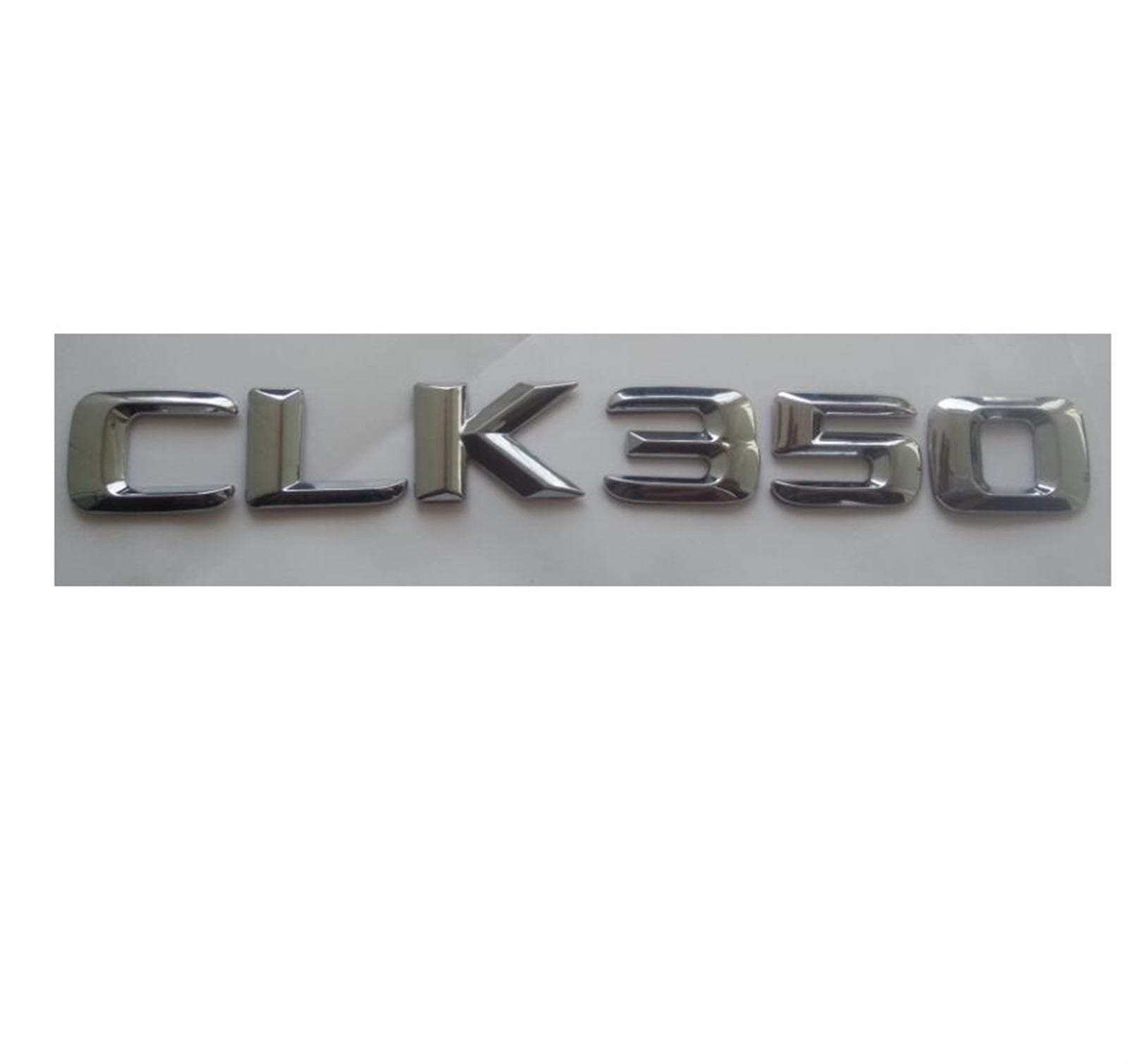 ZWQ Chrome 3D ABS Plastic Car Trunk Rear Letters Words Badge Emblem ...