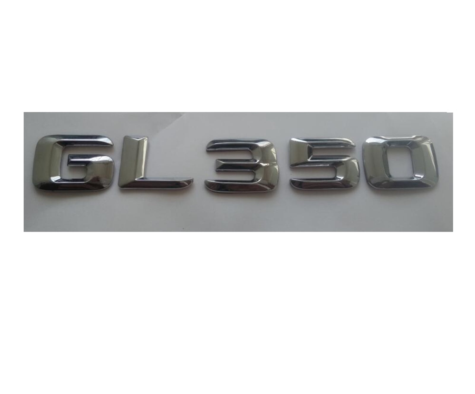 ZWQ Chrome 3D ABS Plastic Car Trunk Rear Letters Words Badge Emblem ...