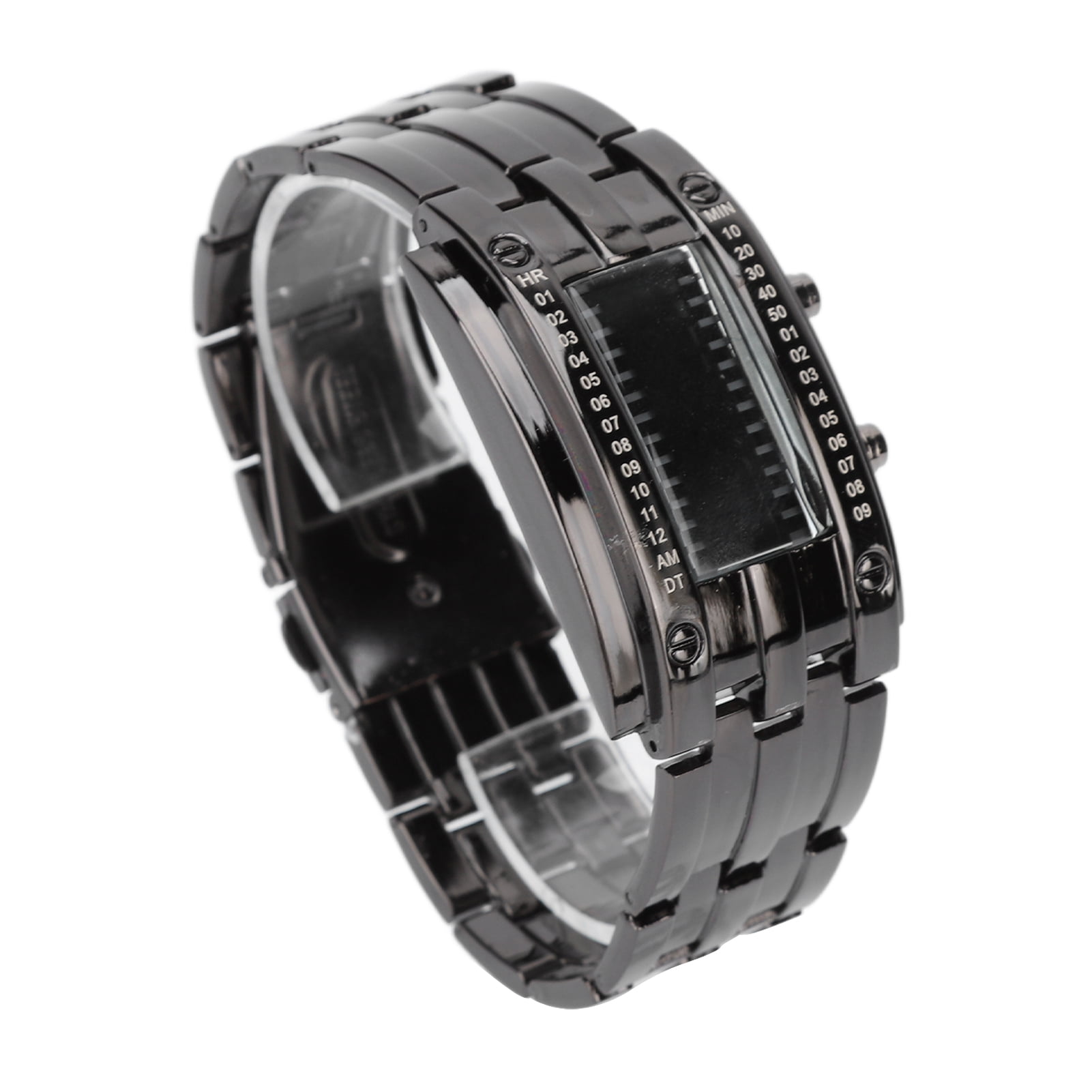 ZX LED Watch Unique Binary Time Mode Display Convex Arc ZX LED Watch Unique Binary Time Mode Display Convex Arc