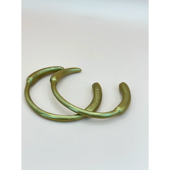 ZXB Brass Bracelet - Bracelet Bangles for Men - Cool Cuff Arm Vintage Aesthetic Jewelry Gift