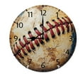 thumbnail image 1 of ZXCXRQFa Avocado Wood Wall Clock Silent Non-Ticking Kitchen Desk Clock Battery Operated Analog Decorative Round Clocks 10 in Garden Home Decor, 1 of 7