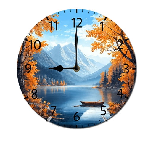ZXCXRQFa Rabbit In The Bathtub Wall Clocks Battery Operated 10 Inch Silent Non-Ticking Quiet Desk Clock Decor for Living Room Home Office School Kitchen