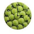 thumbnail image 1 of ZXCXRQFa Tennis Ball Wooden Silent Non-Ticking 10 Inch Round Clocks Battery Operated Analog for Living Room Kitchen Bedroom Bathroom Office Home School Decor, 1 of 7