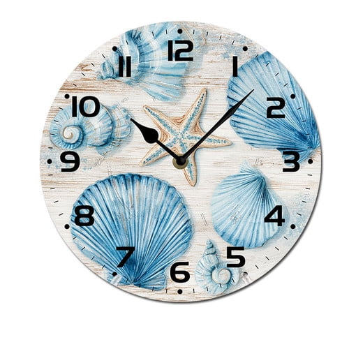 ZXCXRQFa Watercolor Rose Flower Grey Spring Clock Wall Decor Battery Operated Floral Clocks Spring Wall Clocks Round Desk Clock 10 in Non Ticking Analog Bathroom Clocks