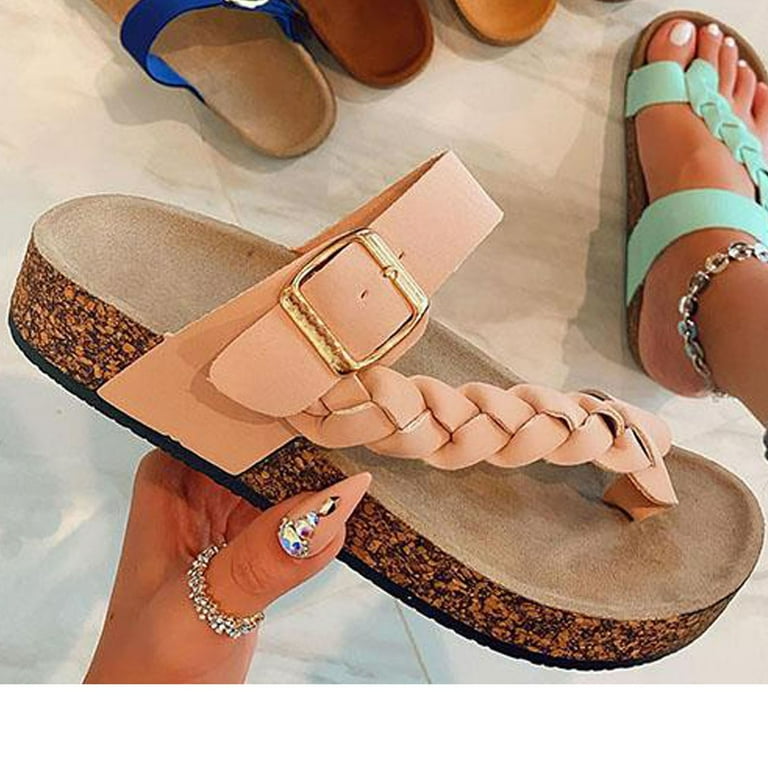 Cork style shop sandals