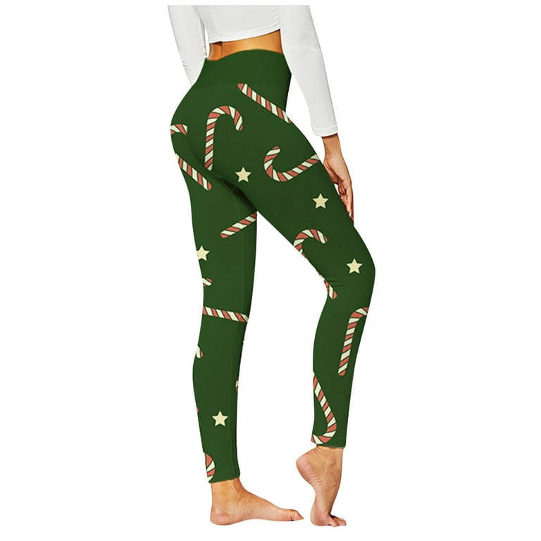 ZXHACSJ Women's Halloween 3D Printing Slim Stretch Yoga Pants