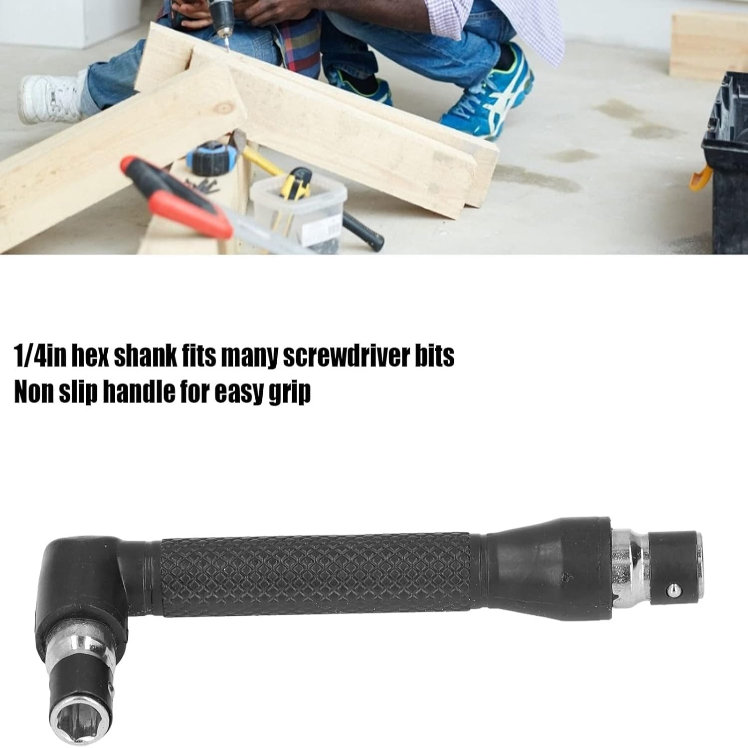 ZXJY Compact Double Head 90 Degree L Shape Socket Wrench Set with Right