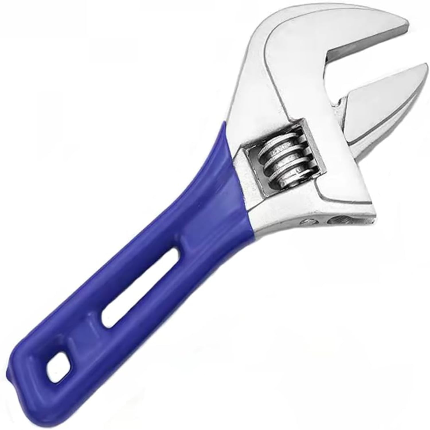 Adjustable Wrench Set 2-Piece 6-Inch And 10-Inch Wrenches Metric & SAE Scales Cushion Grip Wrench Cr-V Steel