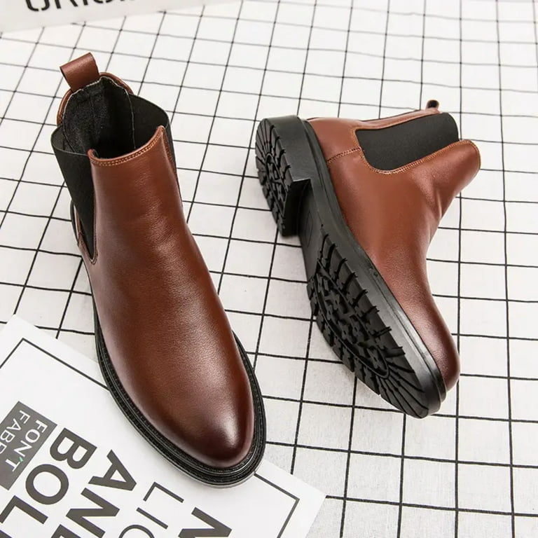 ZXJYKJ Men's Chelsea Boots Fashion Casual Non-Slip Slip On ZXJYKJ Men's Chelsea Boots Fashion Casual Non-Slip Slip On
