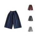 thumbnail image 1 of ZXLBBD Boy's Wide Leg Linen Pants Stripe Print Loose Fit Comfortable Soft Blend Baggy Trousers for Toddler Kids Fashion Casual Outdoor,Navy,Size 18 M-24 M, 1 of 4
