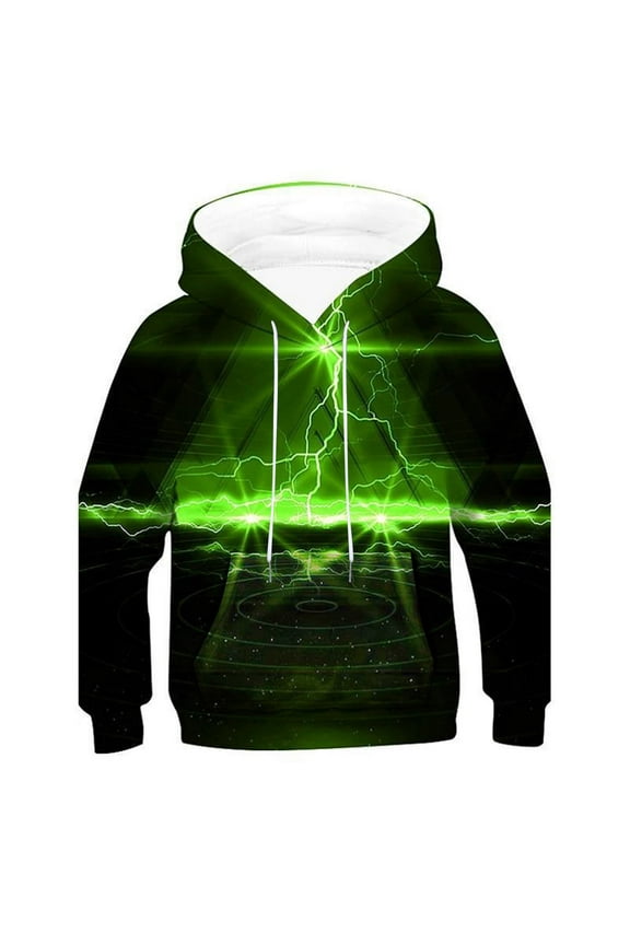 Boys Girls 3D Printed Fashion Pullover Sweatshirts Novelty Pattern Hoodies Casual Versatile Outdoor Daily Wear Size 3 Y-4 Y