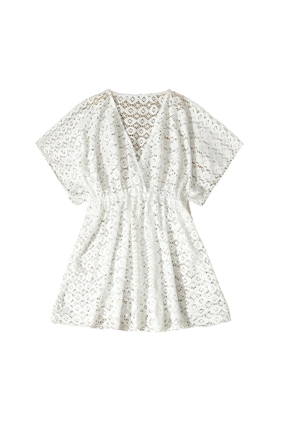 Girls Swimsuit High Elasticity Short Sleeve Sun Protection Plus Size Bathing Suit Teen Youth Stretchy Holiday Surfing