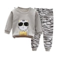 thumbnail image 1 of ZXLBBD Halloween Girls Pajama Set Long Sleeve Graphic Kids Cute Sleepwear Loungewear Outfit for Kids Child Casual Cozy Breathable Daily Wear, 1 of 2