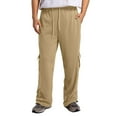 thumbnail image 1 of ZXLBBD Male Fitness Running Trousers Drawstring Waist Solid Color Pocket Sweatpants Casual Outdoor Comfort Daily Wear, 1 of 8