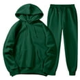 thumbnail image 1 of ZXLBBD Men Hoodie Plus Size Leisure Fall Winter Hooded Women Suits Sweaters Sweatshirt and Pants Casual Outdoor Relaxed Fit Daily Wear, 1 of 4
