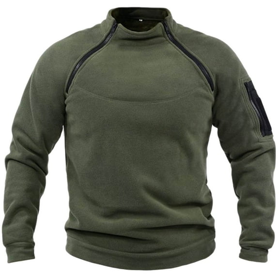 ZXLBBD Mens Sweaters Fashion Solid Color Warm and Breathable Fall Winter Top Sweater Casual Outdoor Comfort Daily Wear