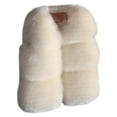 thumbnail image 1 of ZXLBBD Toddler Baby Girls Faux Vest Winter Warm Coat Jacket Adorable Thicken Clothes Casual Versatile Outdoor Daily Wear Size 3 Y-, 1 of 2