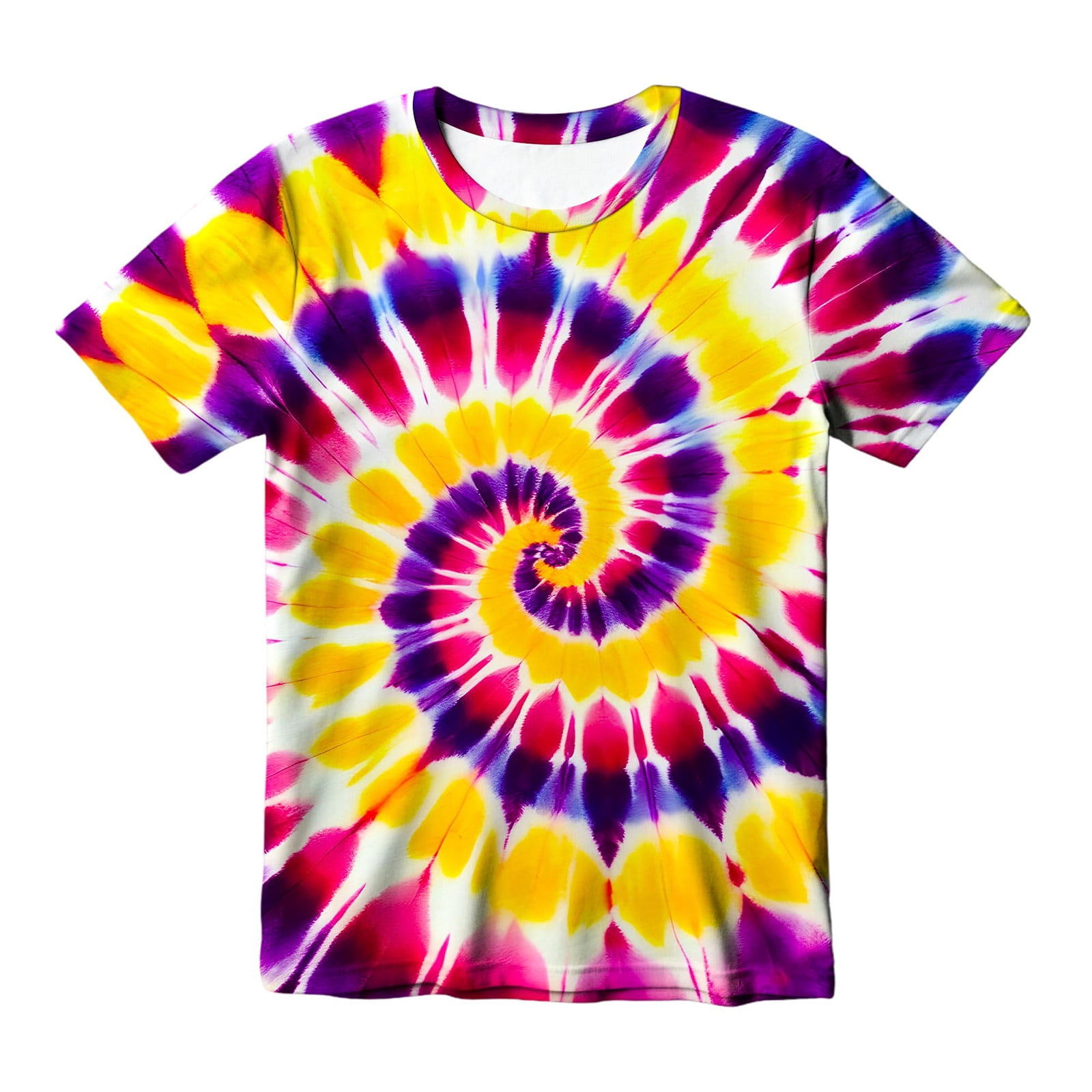 ZXLBBD Toddler Kids Tie Dye Graphic Tees T Shirts for Boys Short