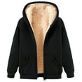 thumbnail image 1 of ZXLBBD Women's Trench Coat Elegant Plain Warm Transition Coat Fall Winter Jacket Long Sleeve Jacket Hooded Coat Casual Outdoor Relaxed Fit Daily Wear, 1 of 3