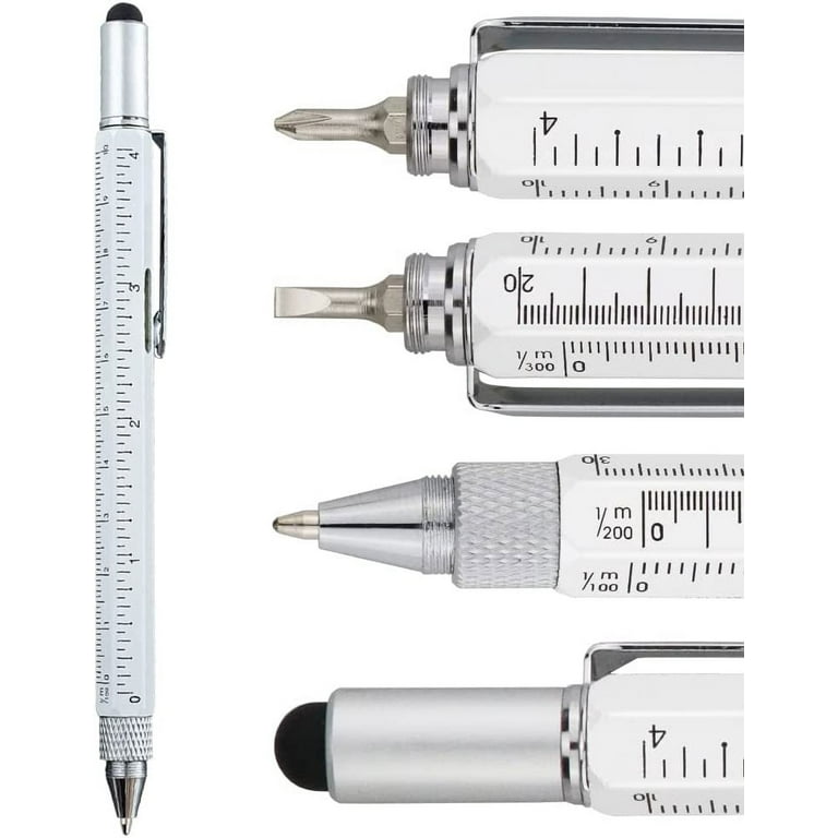 ZXM Gifts Multi Tech Tool Pen 6 in 1 Stylus Pen - Screwdriver Pen