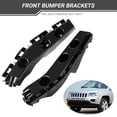 thumbnail image 1 of ZXMT 2Pcs LH&RH Front Bumper Holder Mount Retainer Bracket Fit for 2011-2017 Jeep Compass, 1 of 6