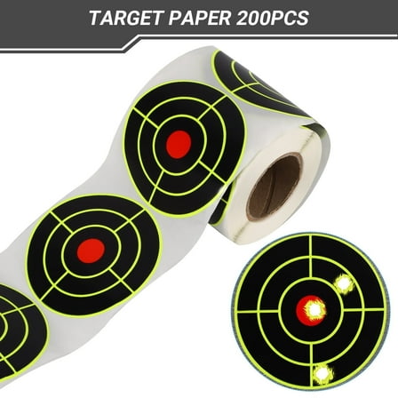 3" Paper Target Shooting Target Fluorescent(200PCS/Roll)