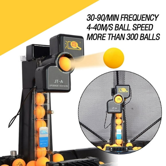 Table Tennis Training Machine with Capture Net, Automatic Ping Pong Robot for Practice Training,Home Use,Upgrade Tabletop Tennis Games