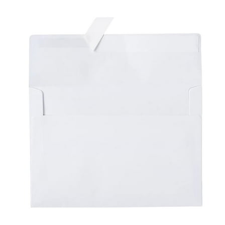 ZXNWN Big Clearance Envelopes Colored Self Seal For Wedding Invitations Greeting Cards Announcements Photos (White)