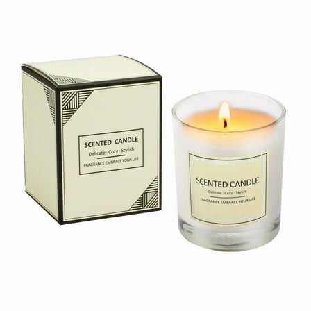 ZXNWN Clearance Candles Orange Wood Wick Candles Summer Scented Candles for Women | 50g Scented Candles for Home Scented | Candles | Natural Candles | Men Candl