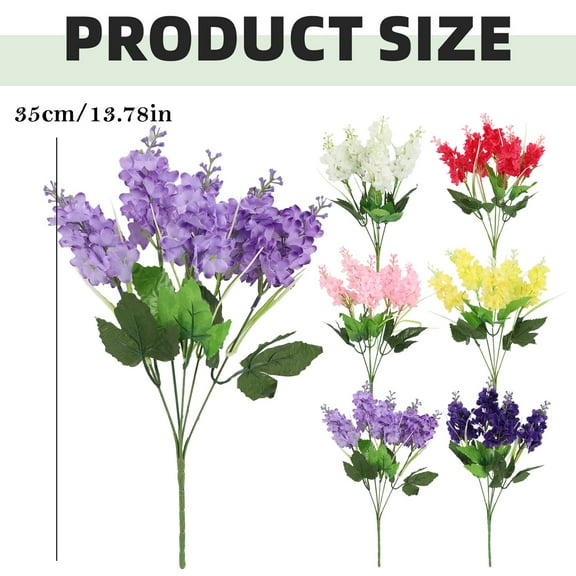 ZXNWN Clearance Sales Artificial Fall Flowers Outdoor Bundles Plants No Fade Faux Plastic Greenery Garden Porch Patio Fall Home Decor