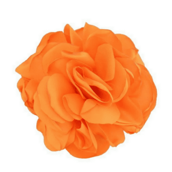 ZXNWN Clearance Sales Household Pendant Fashion Elegant Brooch Burned Edge Flower Pin Women's Suit Wear Handmade Corsage Decorations Orange Color