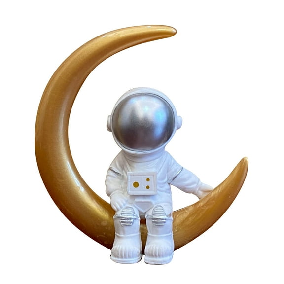 ZXNWN Desktop Ornament Clearance Creative Astronaut Small Decoration Desktop Astronaut Figurine Astronaut Figure Desktop Ornaments Resin Outer Space Birthday Cupcake for Kids Party Gift
