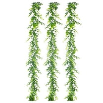 ZXNWN Flowers Artificial Clearance 1Packs Garlands Greenery Garlands Fake Vines total 5.91ft Faux Hanging Plants for Wedding Table Arch Wall Party Home Bedroom Decor