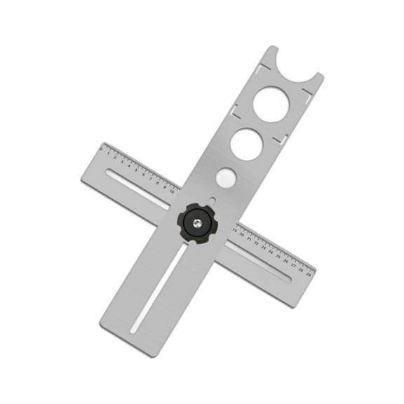 ZXNWN Drill Bit On SaleCeramic Tile Hole Locator Adjustable Tile Glass Ceramic Floor Drilling Hole tools Hole Opener Locator Position Ruler Puncher