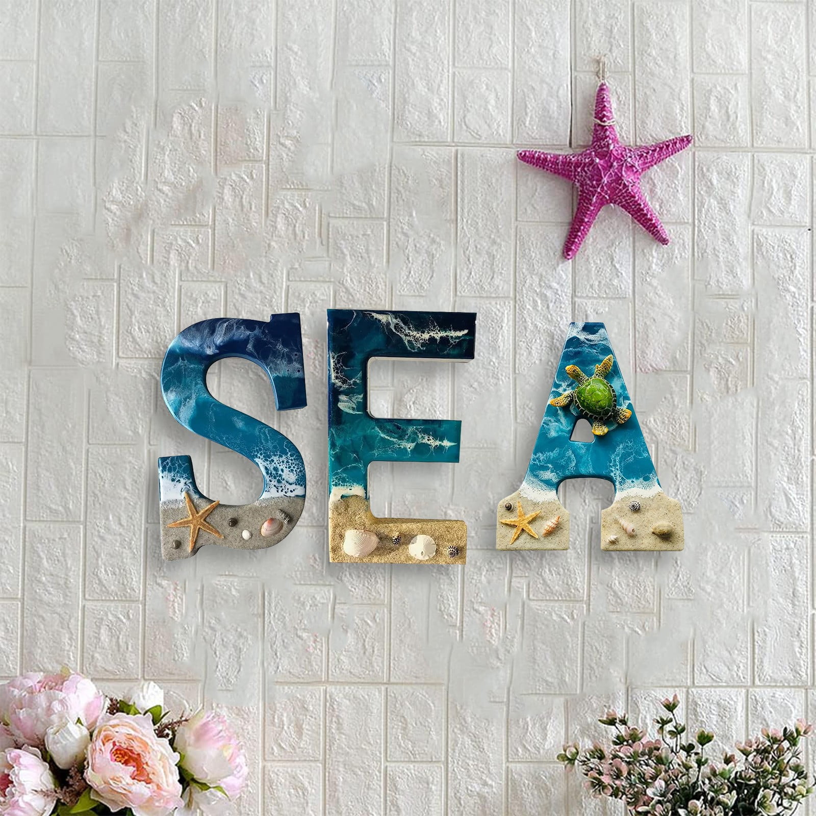 ZXNWN Sales Today Clearance Beach Dream: Beach Resin Letters Large ...