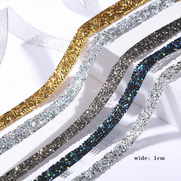 ZXNWN Sales Today Clearance Self-adhesive Crystal Crafts Ribbon Wedding Cake Birthday Crafts Decorations