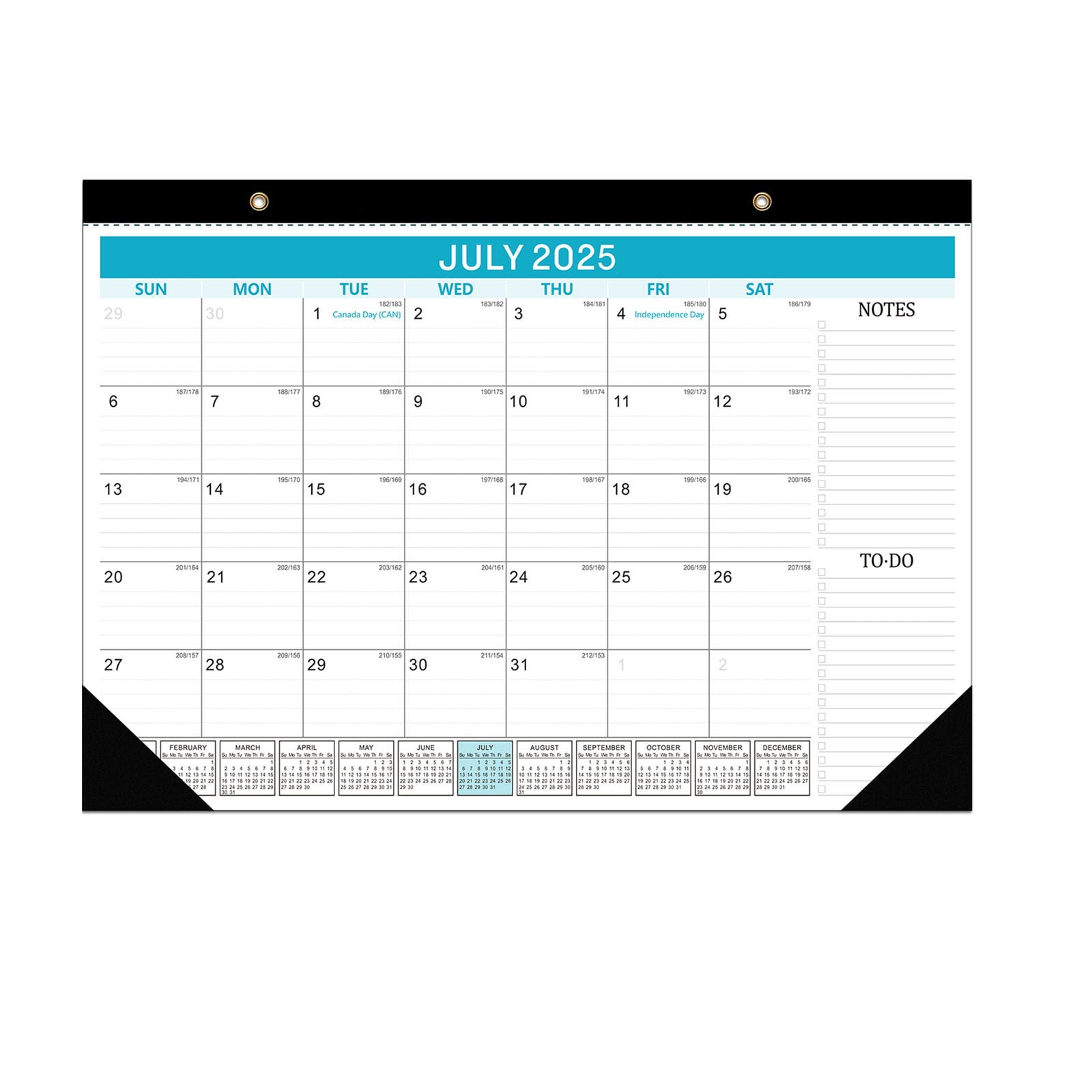 ZXNWN clearance Desk Calendar 2025 2026 Desk top Calendar From Jan.From