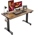 thumbnail image 1 of ZXNYH Electric Standing Desk, 55 x 24 Inches Height Adjustable Table, Ergonomic Home Office Furniture with Splice Board, Light Rusticbrown, 1 of 8