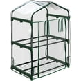 thumbnail image 1 of ZXNYH HC-4202 Walk-In Greenhouse- Indoor Outdoor with 8 Sturdy Shelves-Grow Plants, Seedlings, Herbs, or Flowers In Any Season-Gardening Rack, 1 of 8