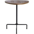 thumbnail image 1 of ZXNYH Home  Walnut and Black Tripod Side Table, 1 of 4