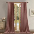 thumbnail image 1 of ZXNYH Ivory White Velvet Curtains - 96 inches Long Bedroom Privacy Drapes Luxury Home Decoration for Wall Backdrops Room Darkening Window Curtains for Nursery/Wedding, W52 x L96, 2 Panels, 1 of 7
