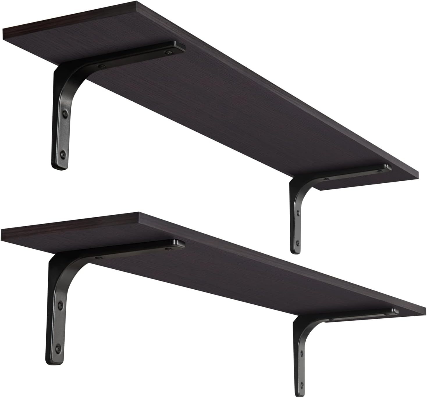 ［. ］ ZXNYH Long Wall Shelves, 47.3Inch Wall Mounted Shelves Set of 2