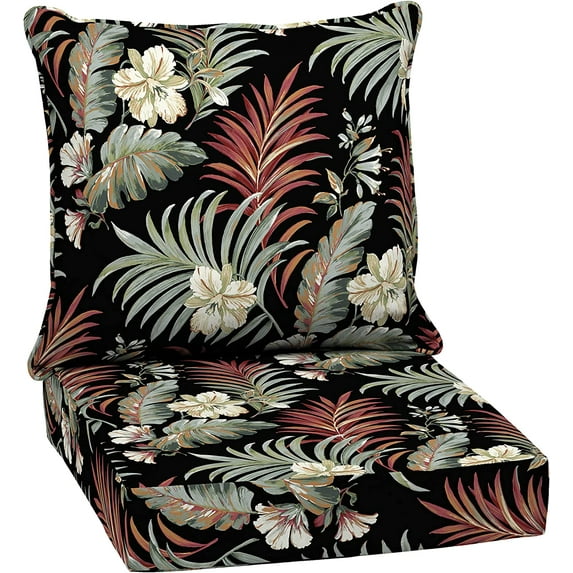 ZXNYH Outdoor Deep Seating Cushion Set 24 x 24, Sapphire Blue Leala