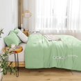 thumbnail image 1 of ZXNYH Reversible Blue Gray Bed Comforter Queen Sets, Jersey Knit Milk Cup Ultra-Soft Light Weight Breathable Cozy Fluffy Bedding Down Alternative Quilt Blanket & Corner Tab 2 Pillowsham, Full/Queen, 1 of 3