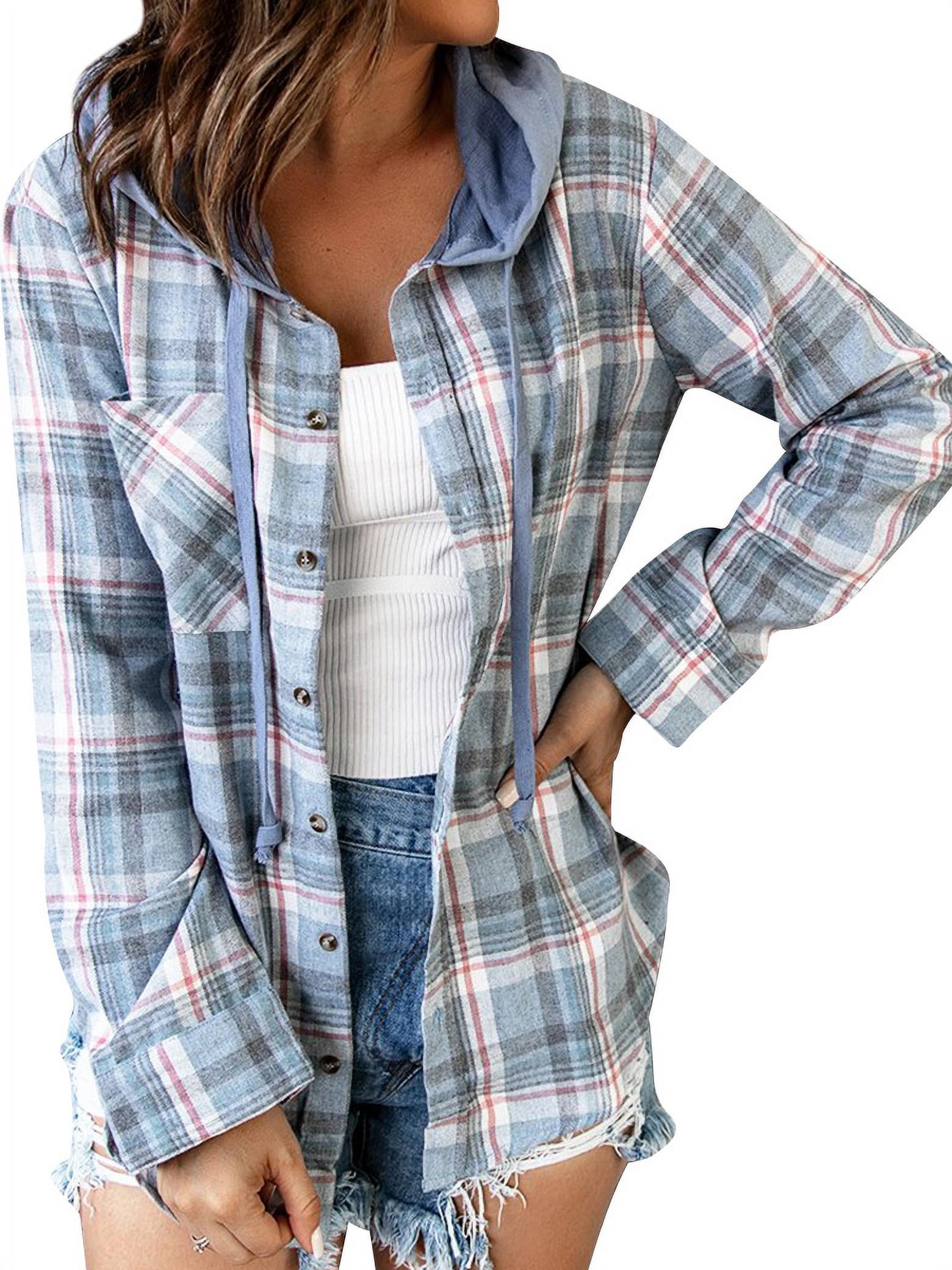 ZXSXSY Women Christmas Plaid Patchwork Single-Breasted ZXSXSY Women Christmas Plaid Patchwork Single-Breasted