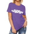thumbnail image 1 of ZXSXSY Women's Floral Printed Crew Neck Short Sleeve Summer T-Shirt, 1 of 7