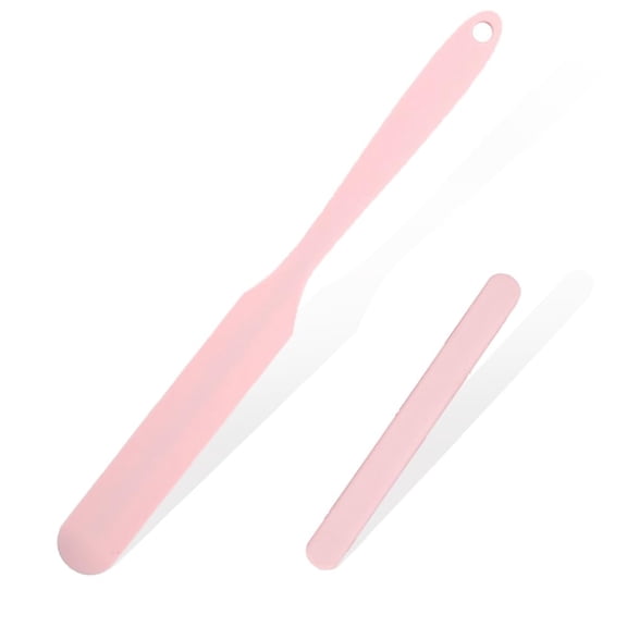 ZXYIE 2Pcs Silicone Wax Applicator Non-Stick Waxing Applicator Hair Removal Sticks Applicator Spatula Reusable Hard Wax Scraper for Home Salon Body Use (2Pc Pink)